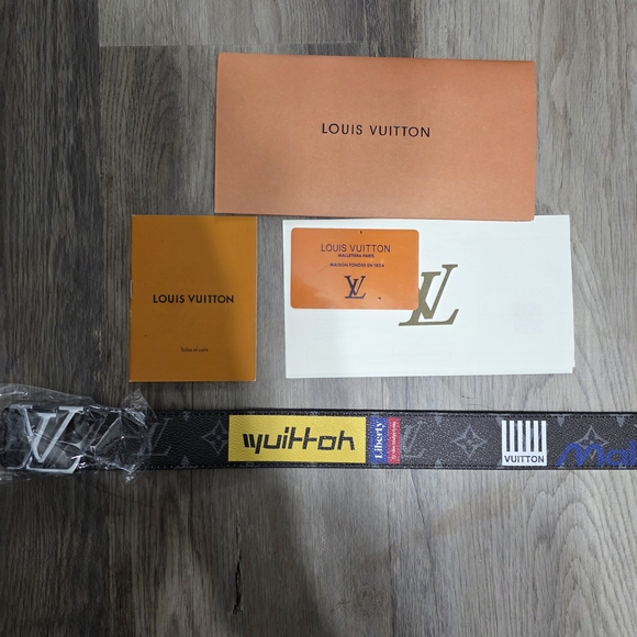 Louis Vuitton Black Monogram Belt - Picture 1 of 5